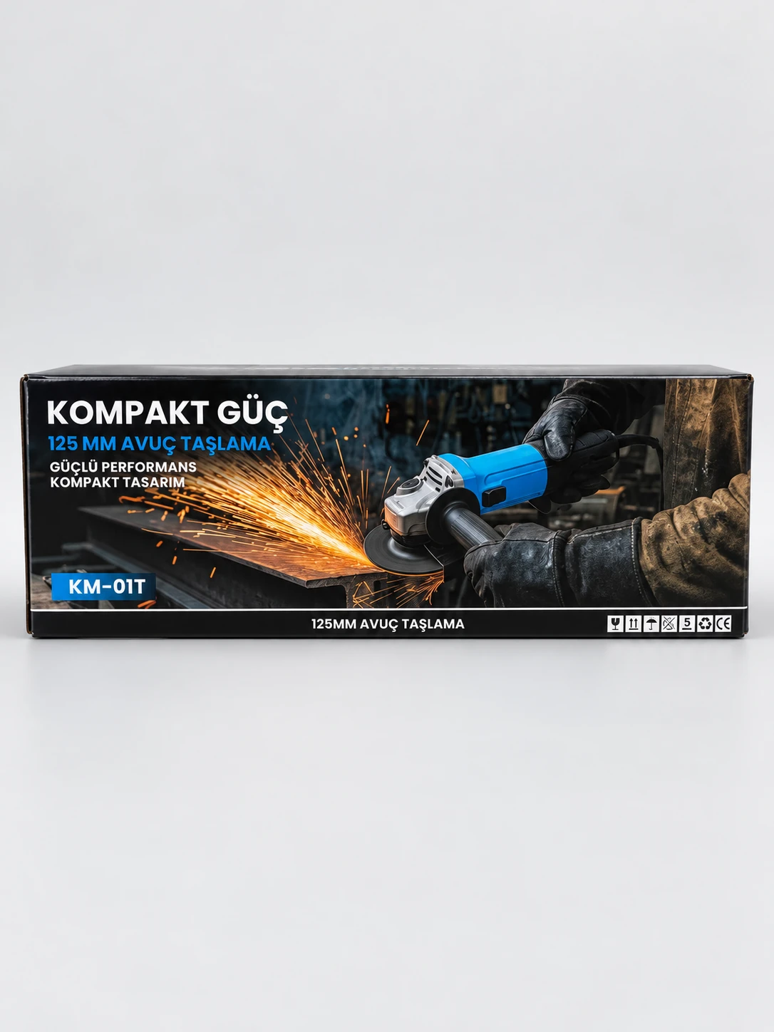kimmeer avuç taşlama 125 mm