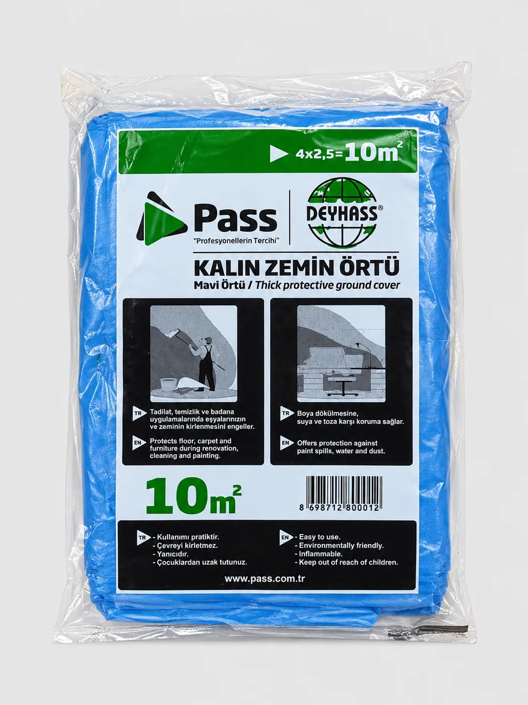 kalın zemin örtüsü 10m2