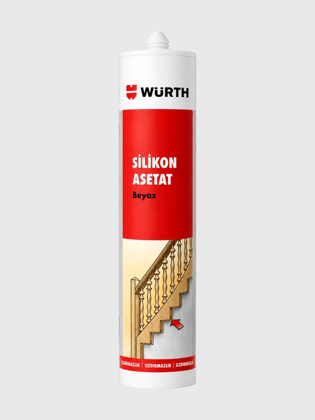 asetat silikon beyaz 345 ml