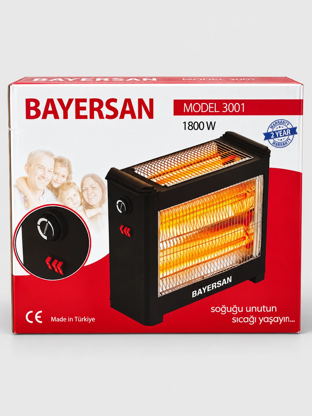 elektrikli ısıtıcı soba 1800w